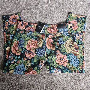 NWT Boohoo MAN Floral Heavyweight Size 42R x 32 Long Pants